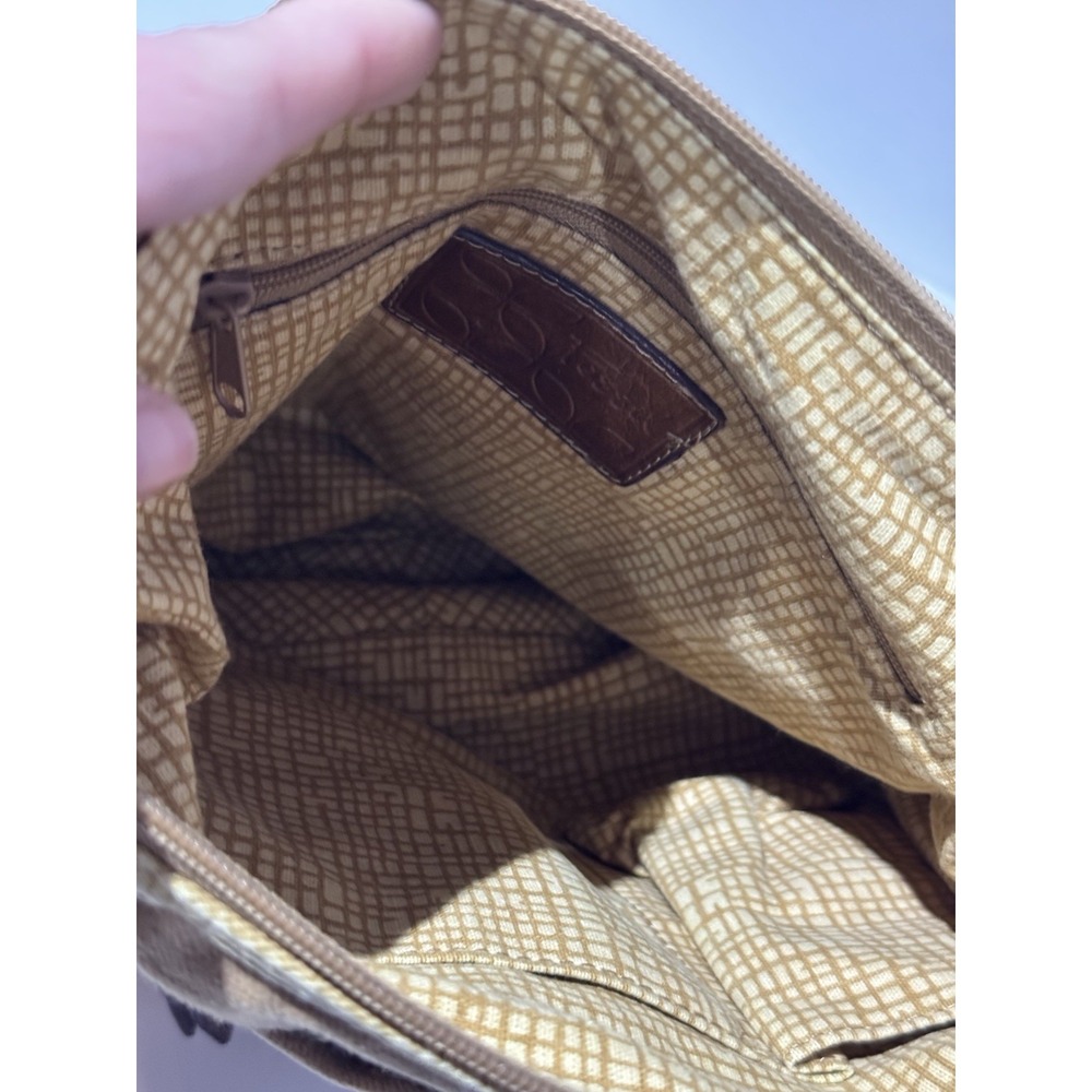 Fossil pocketbook,‎ brown, denim material - Picture 9 of 16